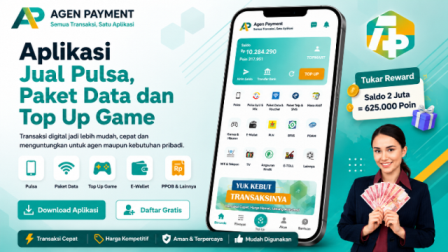 Aplikasi jual pulsa, paket data dan top up game Agen Payment